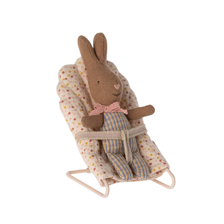 Maileg - Rabbit, MY Size - Rose / Blue Check