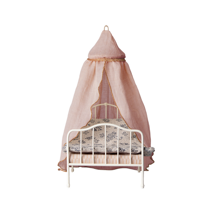 Maileg - Miniature Bed Canopy, Rose